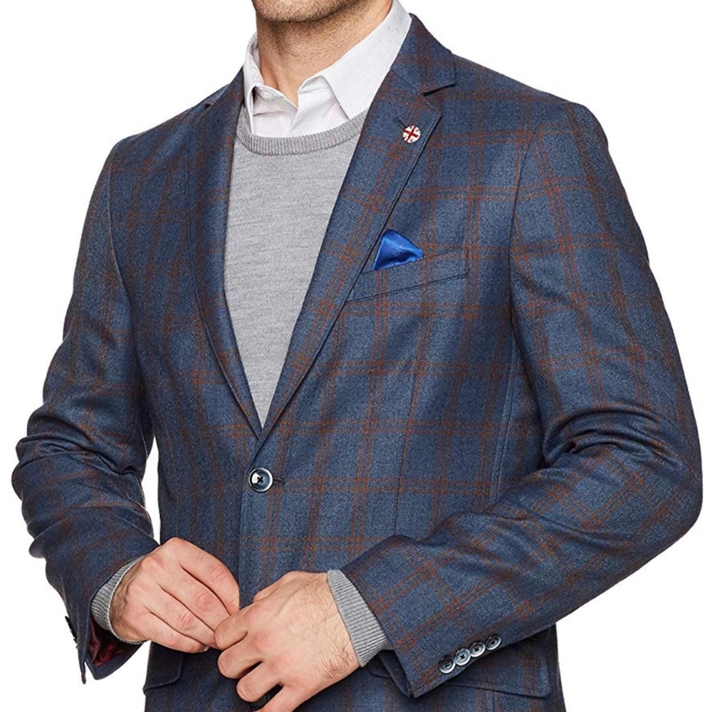 Ben Sherman windowpane sport coat
